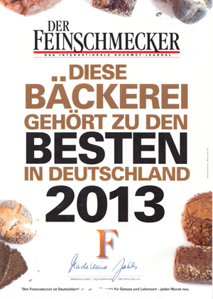 Feinschmecker 2013 - Bäckerei Götz Taufkirchen